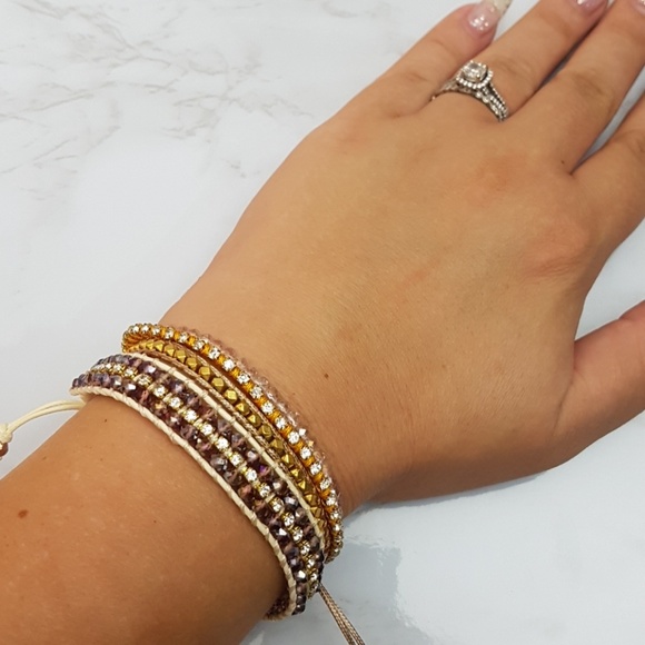 Boho Style 4 Bracelet Stack - Picture 5 of 6